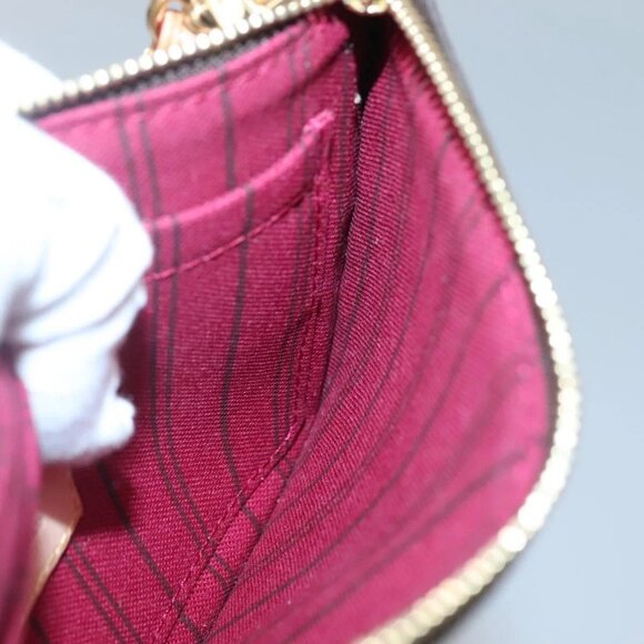 LOUIS VUITTON Monogram Neverfull PM Pouch LV Auth 138752 - Picture 11 of 16